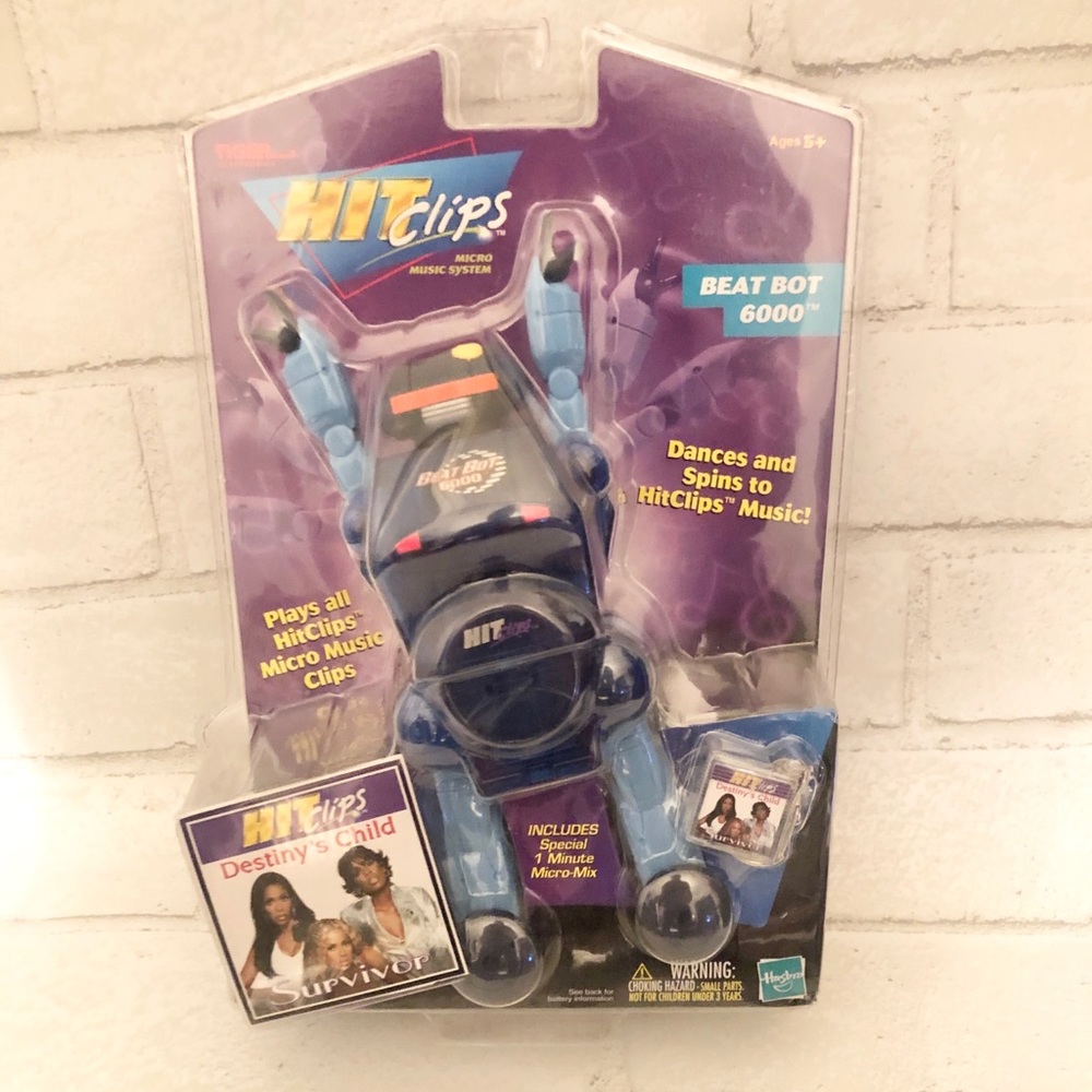 NIB Hit Clips micro music system Beat Bot 6000